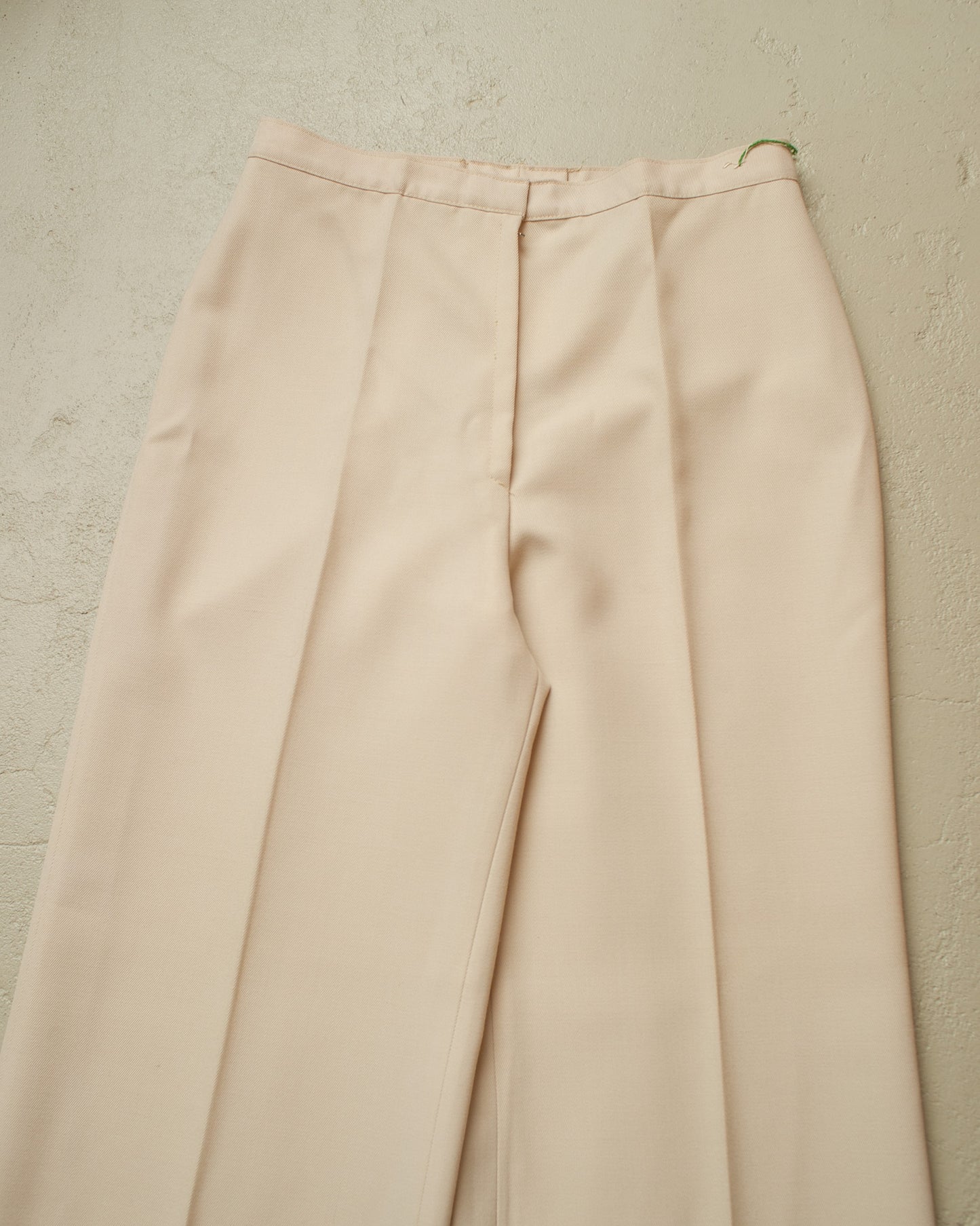 1970s Deadstock Bellbottom Pants white - W28,5 L32