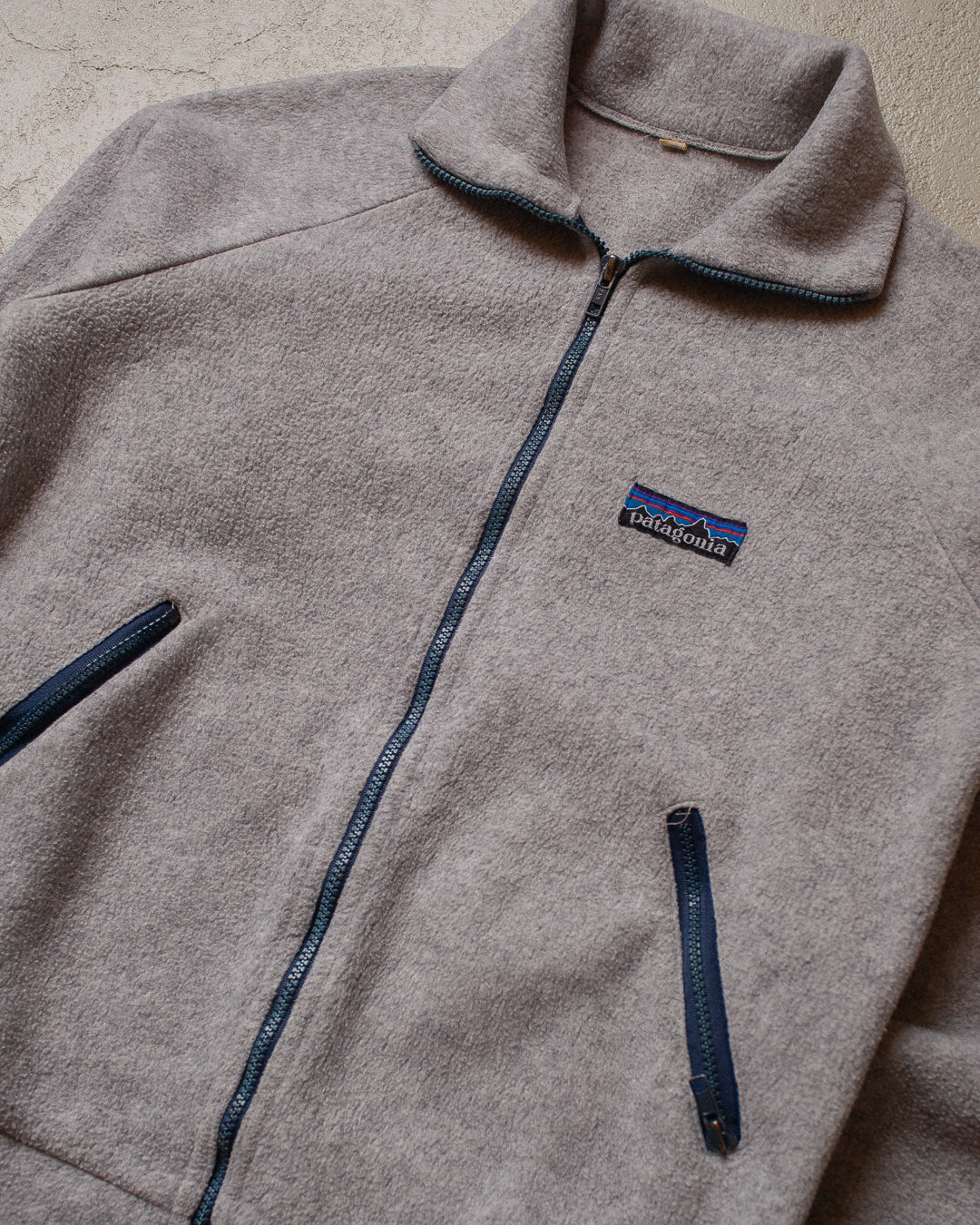 80s Patagonia "Climbing" Fleece Jacket grey - M