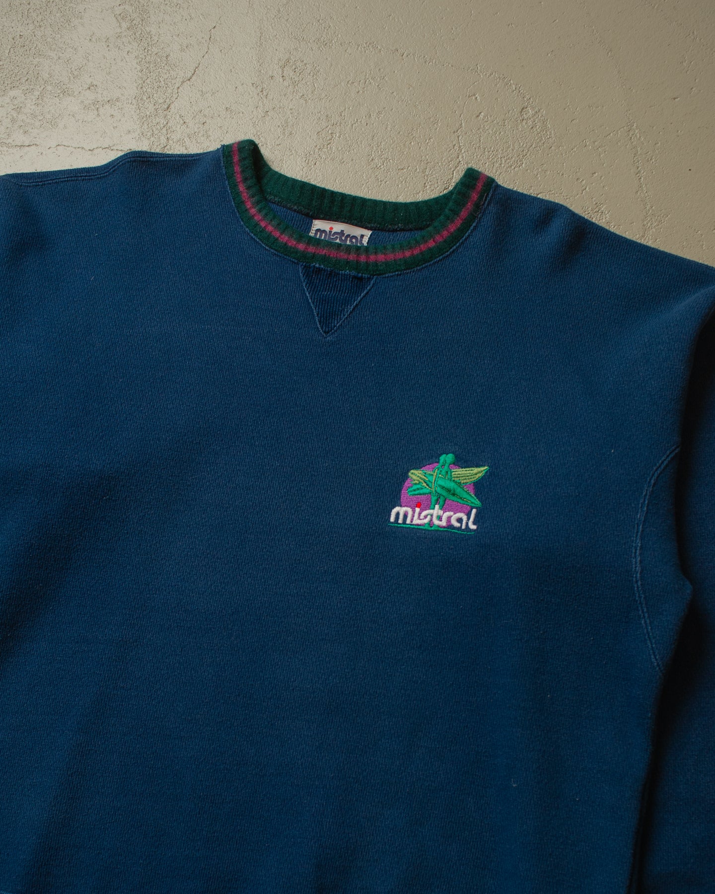 1980s Mistral Surf Sweatshirt navyblue - L/XL