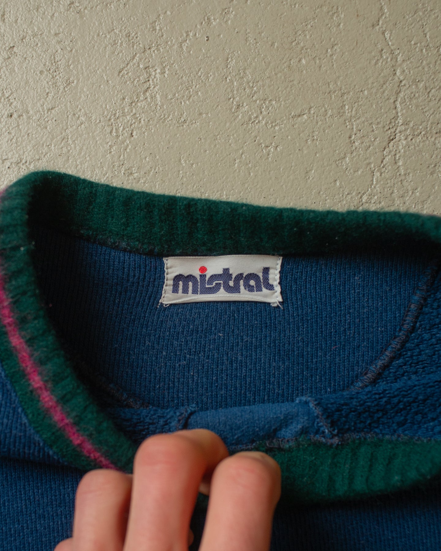 1980s Mistral Surf Sweatshirt navyblue - L/XL