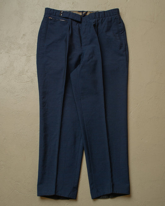 1950s German Wool Sports Pants navyblue - W34,5 L29