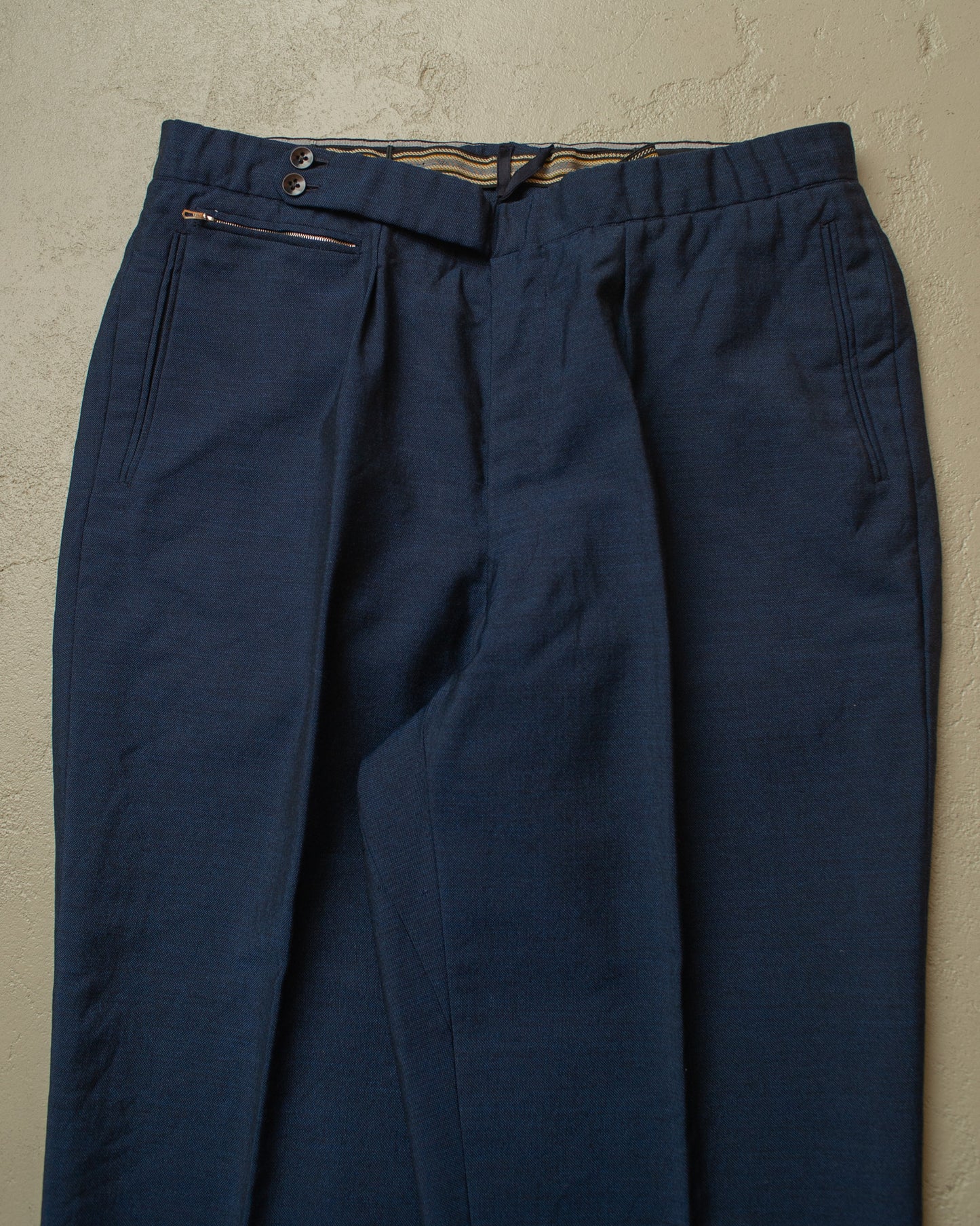 1950s German Wool Sports Pants navyblue - W34,5 L29