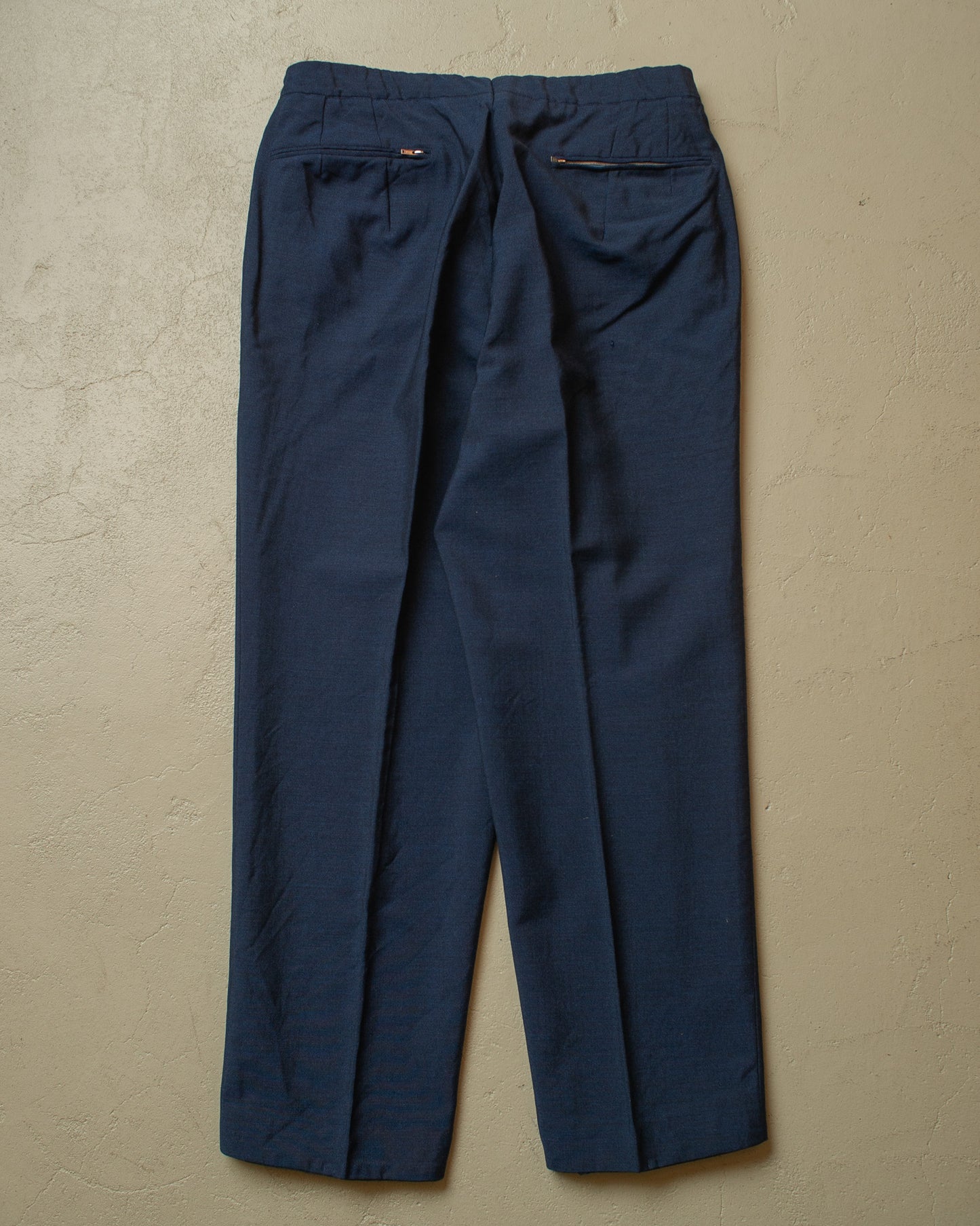 1950s German Wool Sports Pants navyblue - W34,5 L29