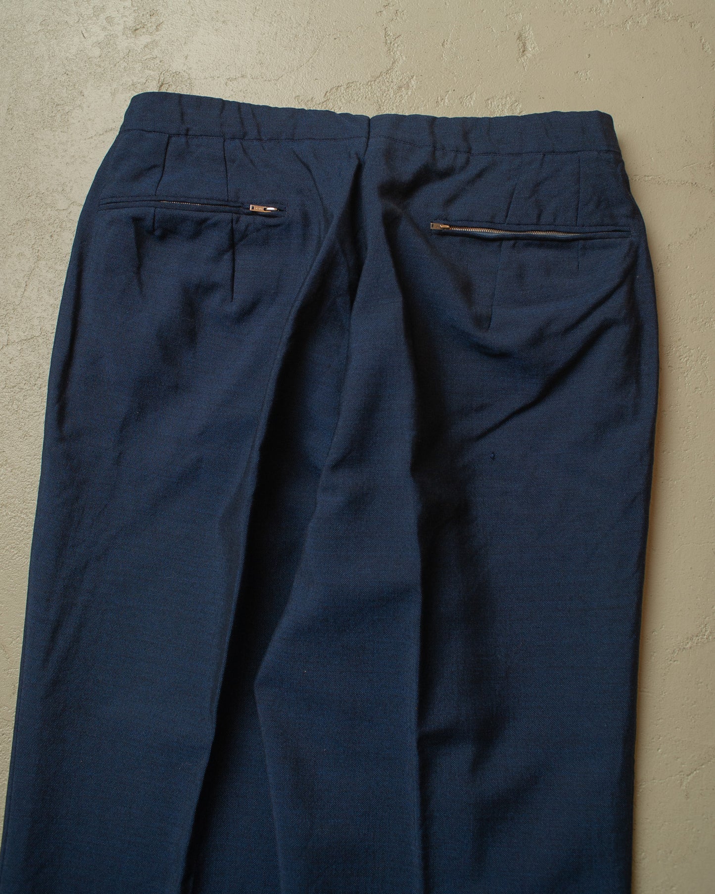 1950s German Wool Sports Pants navyblue - W34,5 L29