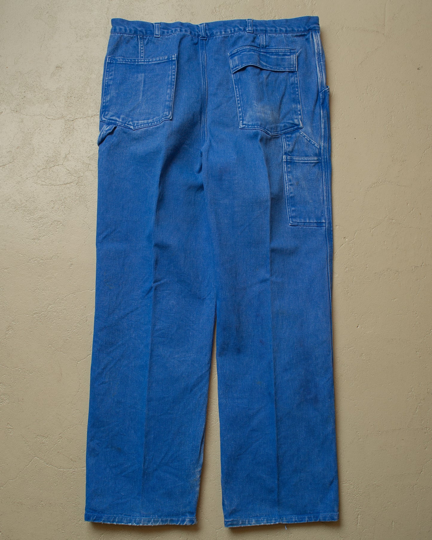 1970s/80s German Denim Workwear Pants blue - W38,5 L30,5