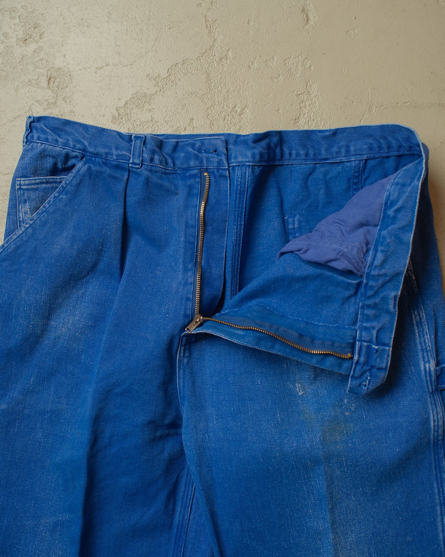 1970s/80s German Denim Workwear Pants blue - W38,5 L30,5