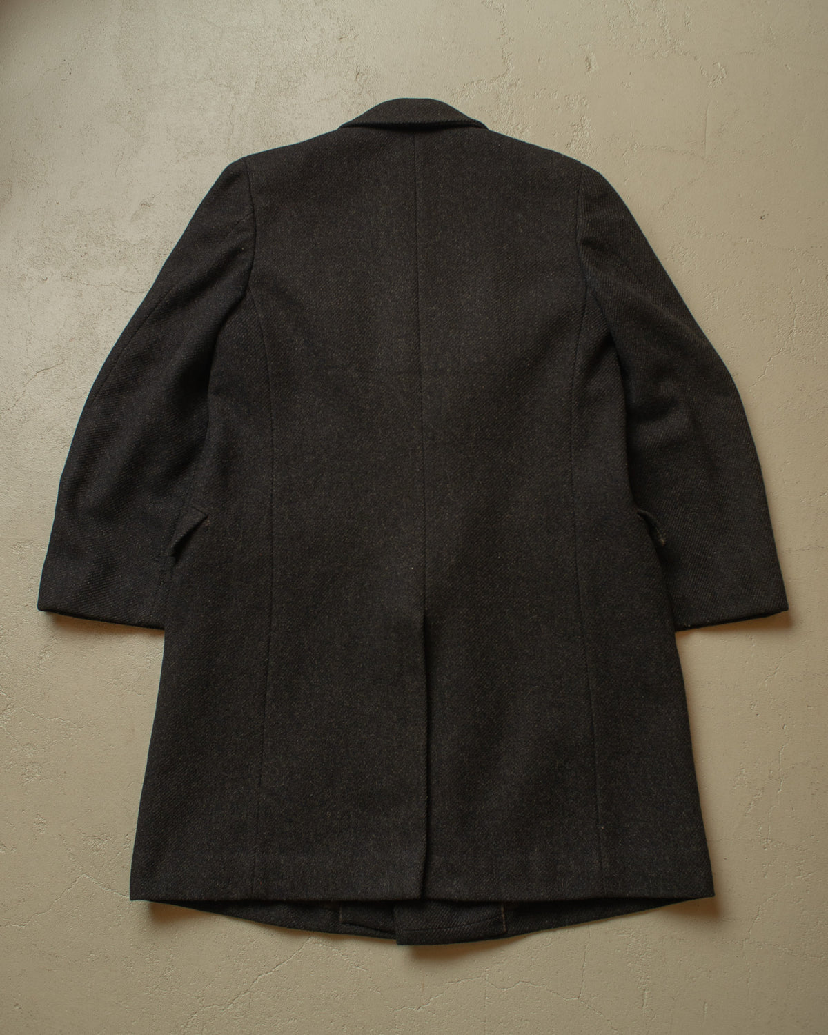 1930s/40s German "ADEFA" Double Breasted Wool Overcoat grey - M/L