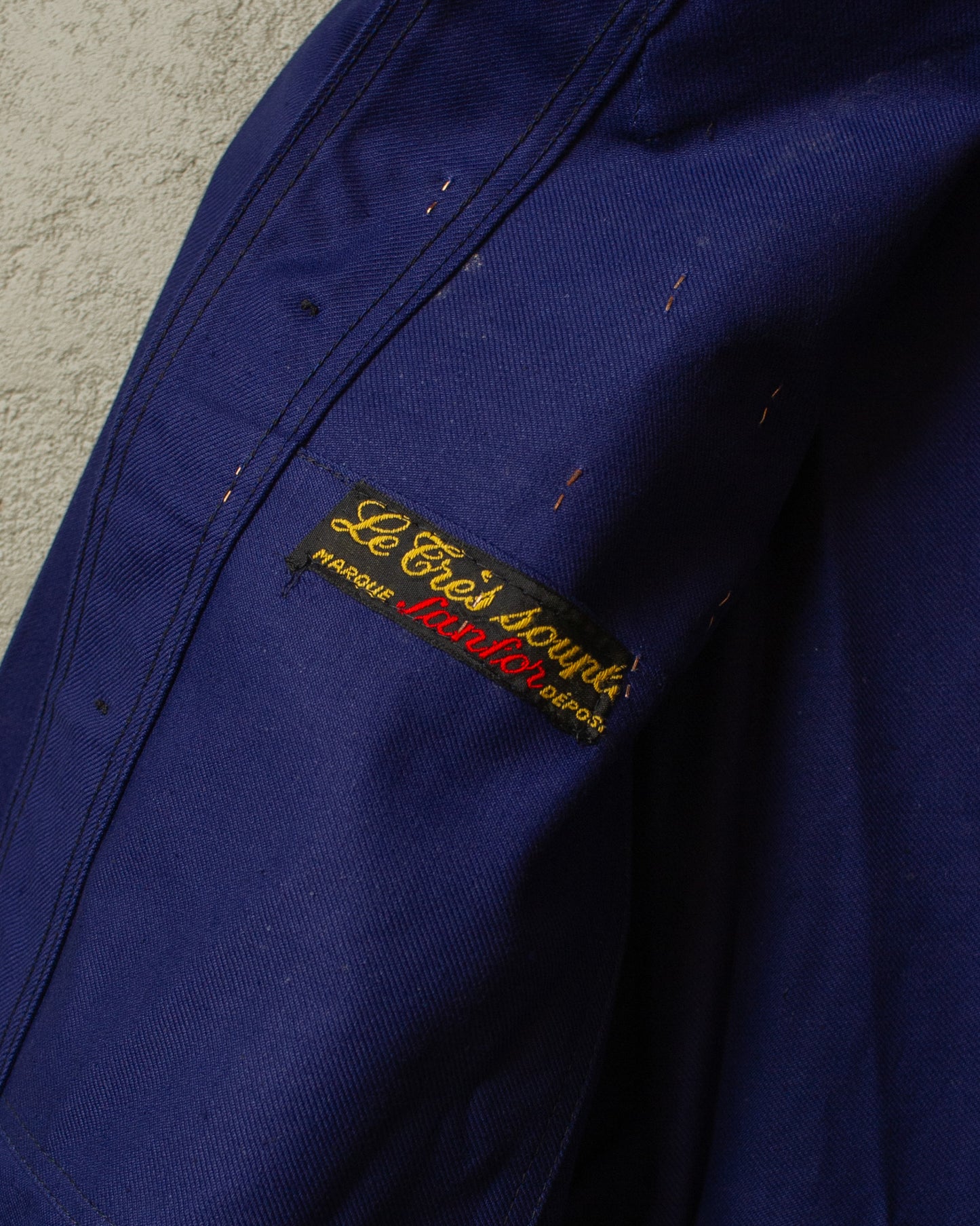 1950s Deadstock French Workwear Jacket navyblue - XL/XXL
