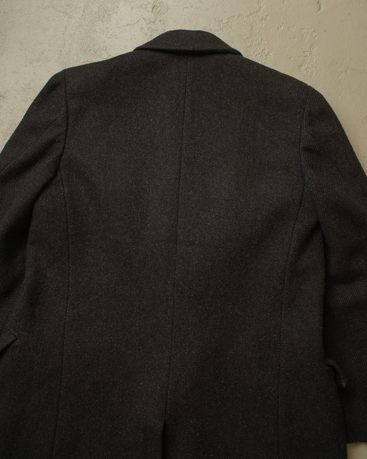 1930s/40s German "ADEFA" Double Breasted Wool Overcoat grey - M/L