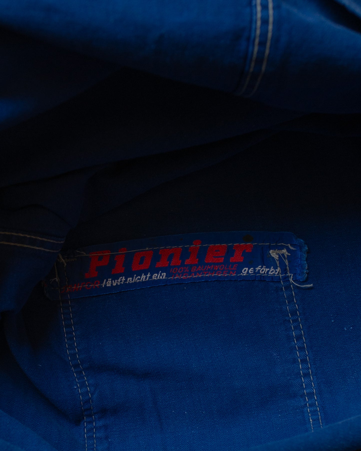 1960s/70s Pionier Workwear Jacket blue - XL