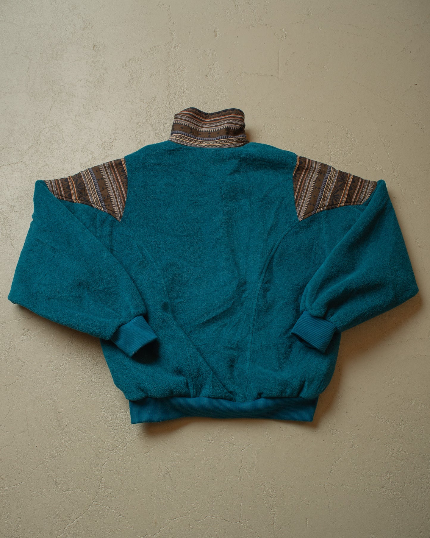 1980s Millet Quarter Zip Polar Fleece blue - L