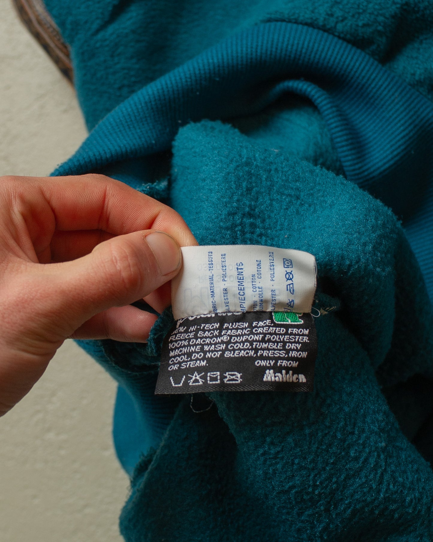 1980s Millet Quarter Zip Polar Fleece blue - L