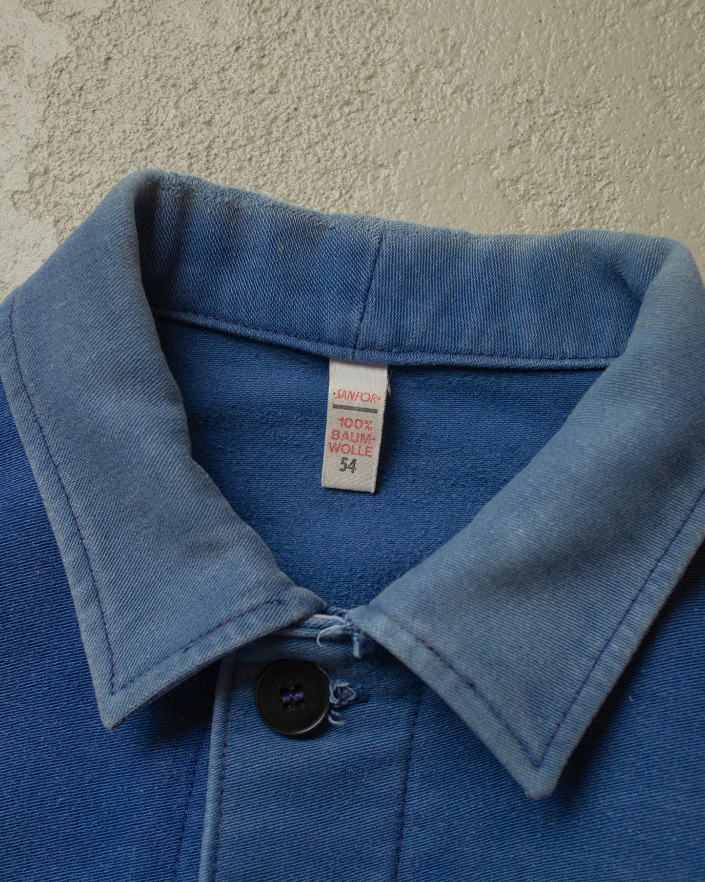 1970s Faded Hamburg Hafen Work Jacket blue - L/XL
