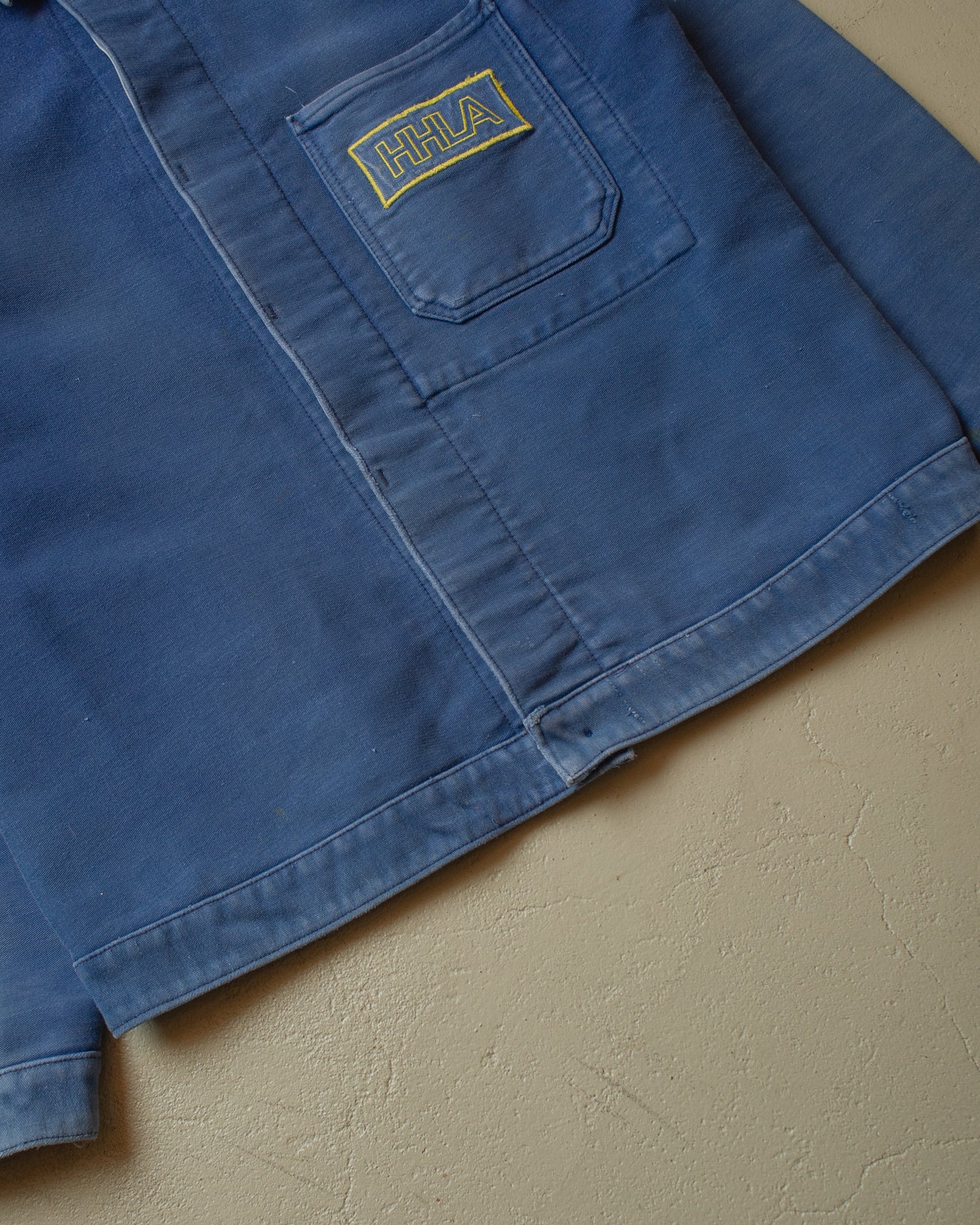 1970s Faded Hamburg Hafen Work Jacket blue - L/XL