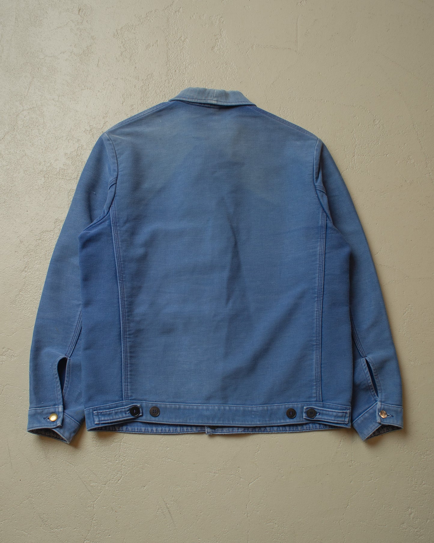 1970s Faded Hamburg Hafen Work Jacket blue - L/XL