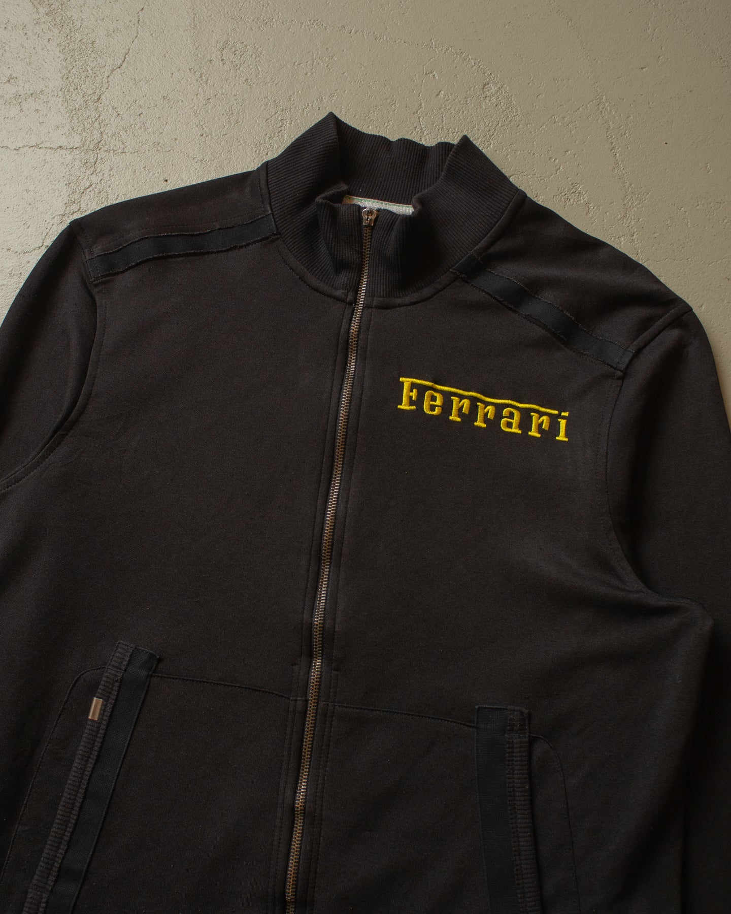 late 2000s Puma Ferrari Track Jacket black - L