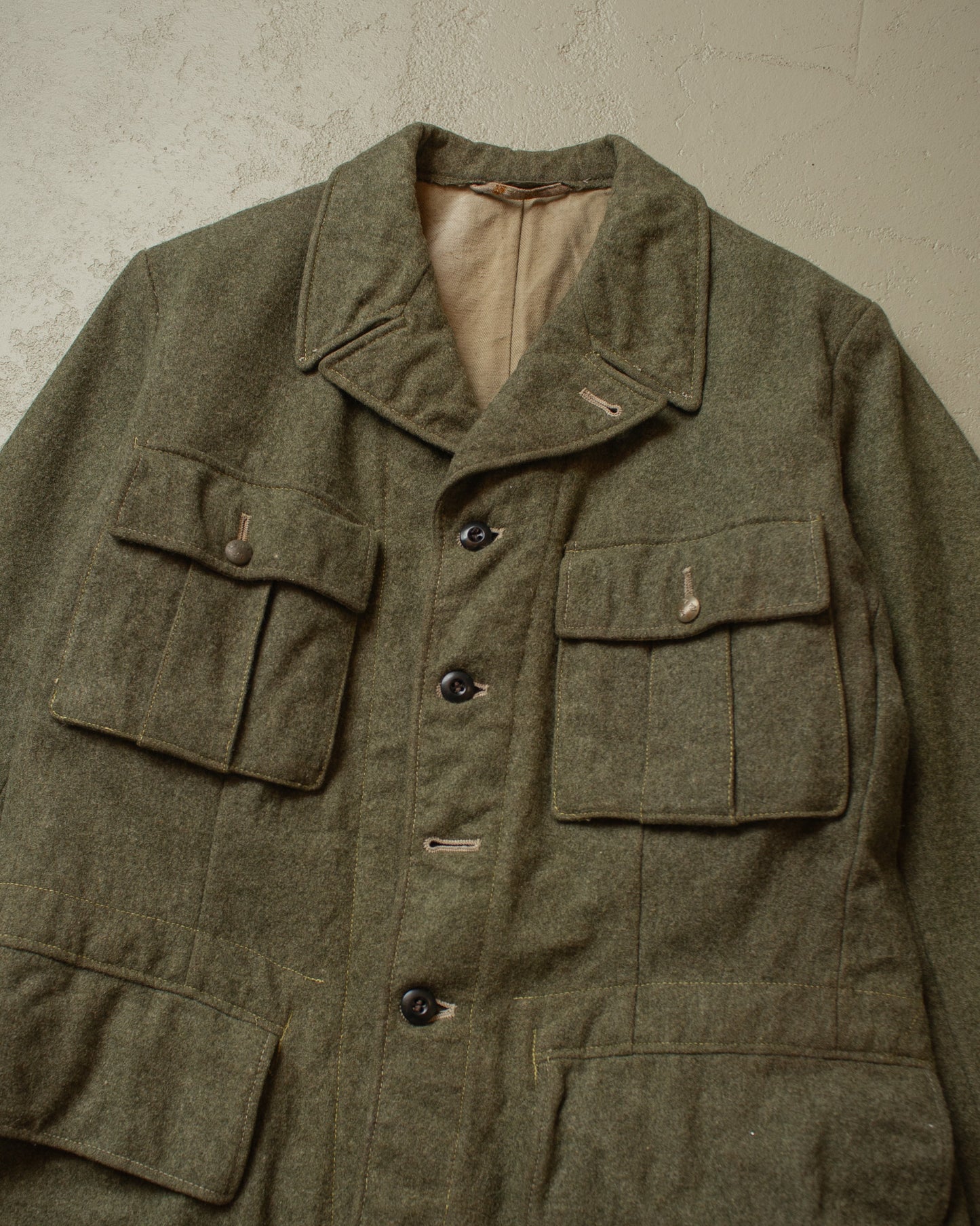 1940s/50s Swedish M39/58 Wool Field Jacket grey - L