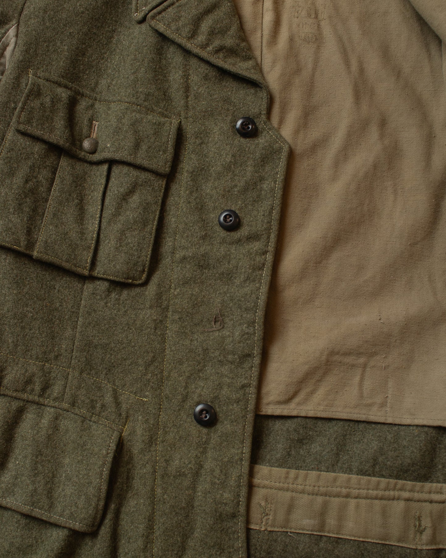 1940s/50s Swedish M39/58 Wool Field Jacket grey - L