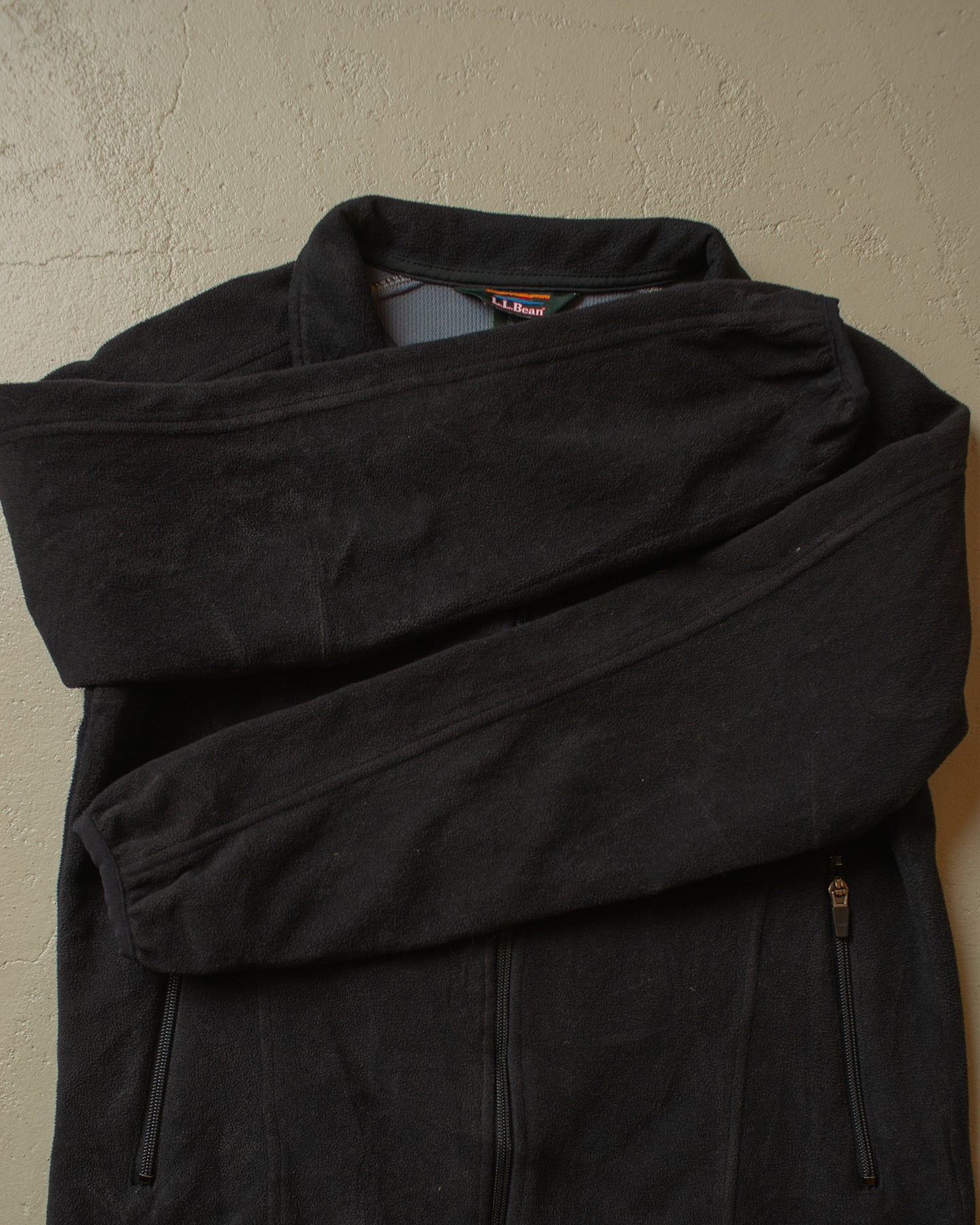 1990s Womens L.L. Bean Fleece Jacket black - S/M
