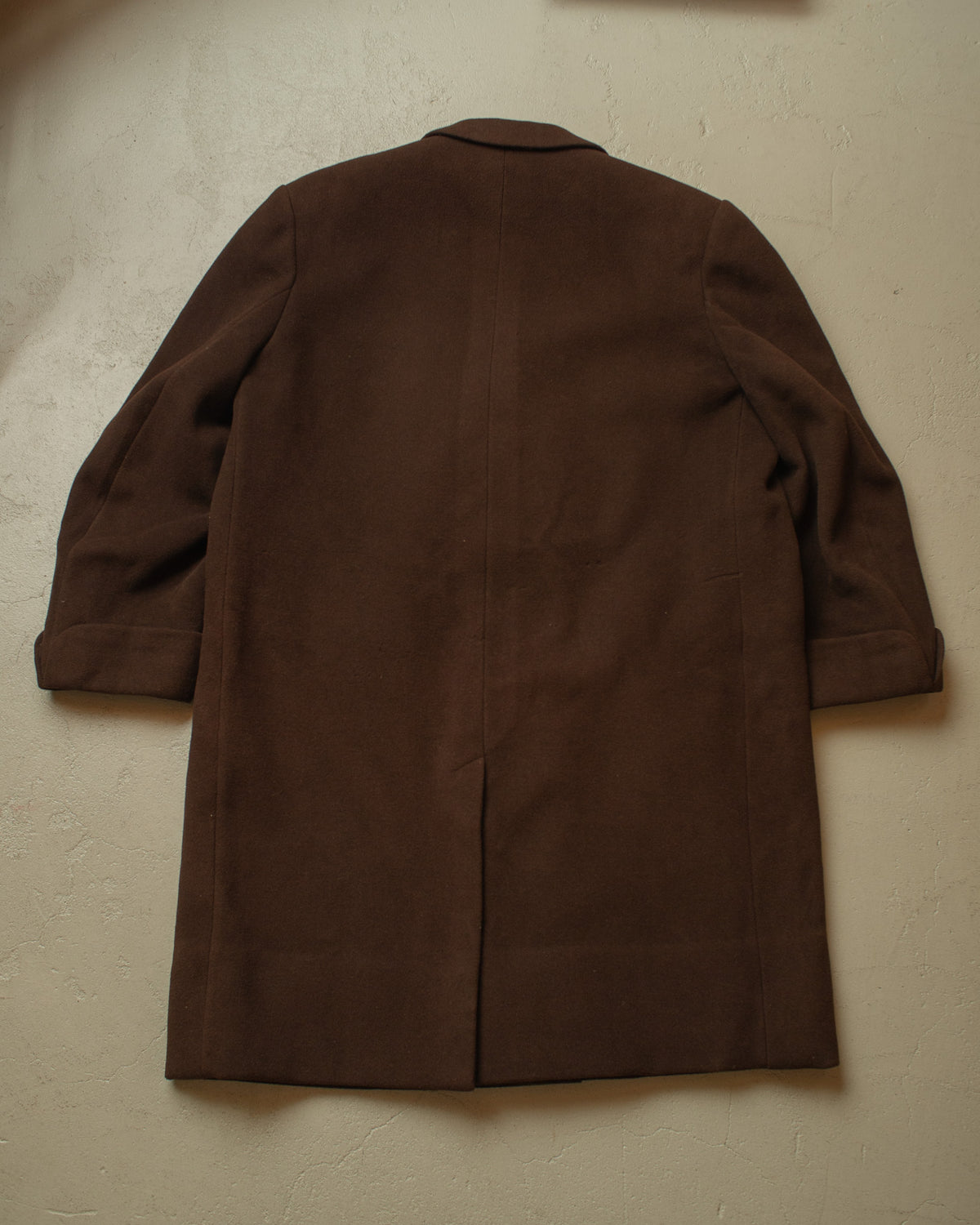 1940s/50s German Heavy Wool Overcoat brown - XXL