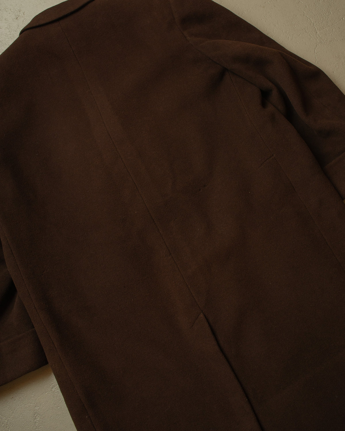 1940s/50s German Heavy Wool Overcoat brown - XXL