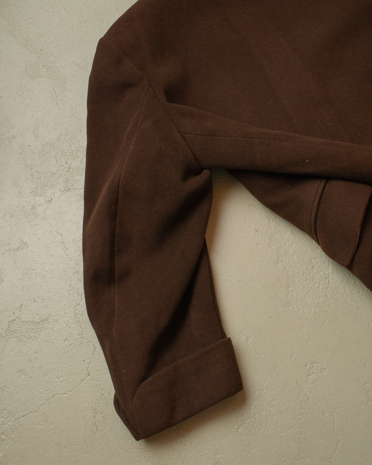1940s/50s German Heavy Wool Overcoat brown - XXL