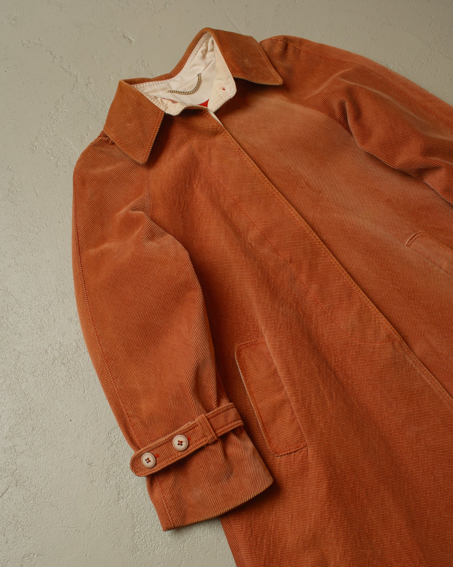 1970s/80s Womens Corty Corduroy Coat - M