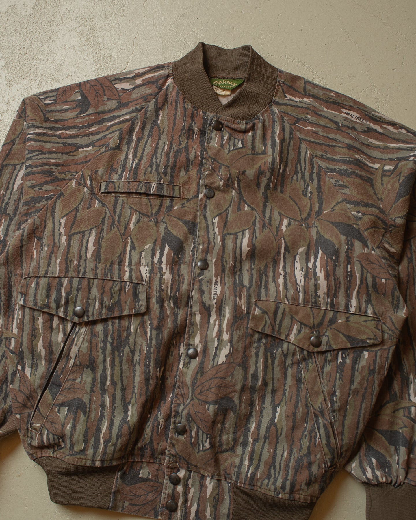 1980s Spartans Realtree Bomber Jacket - L/XL