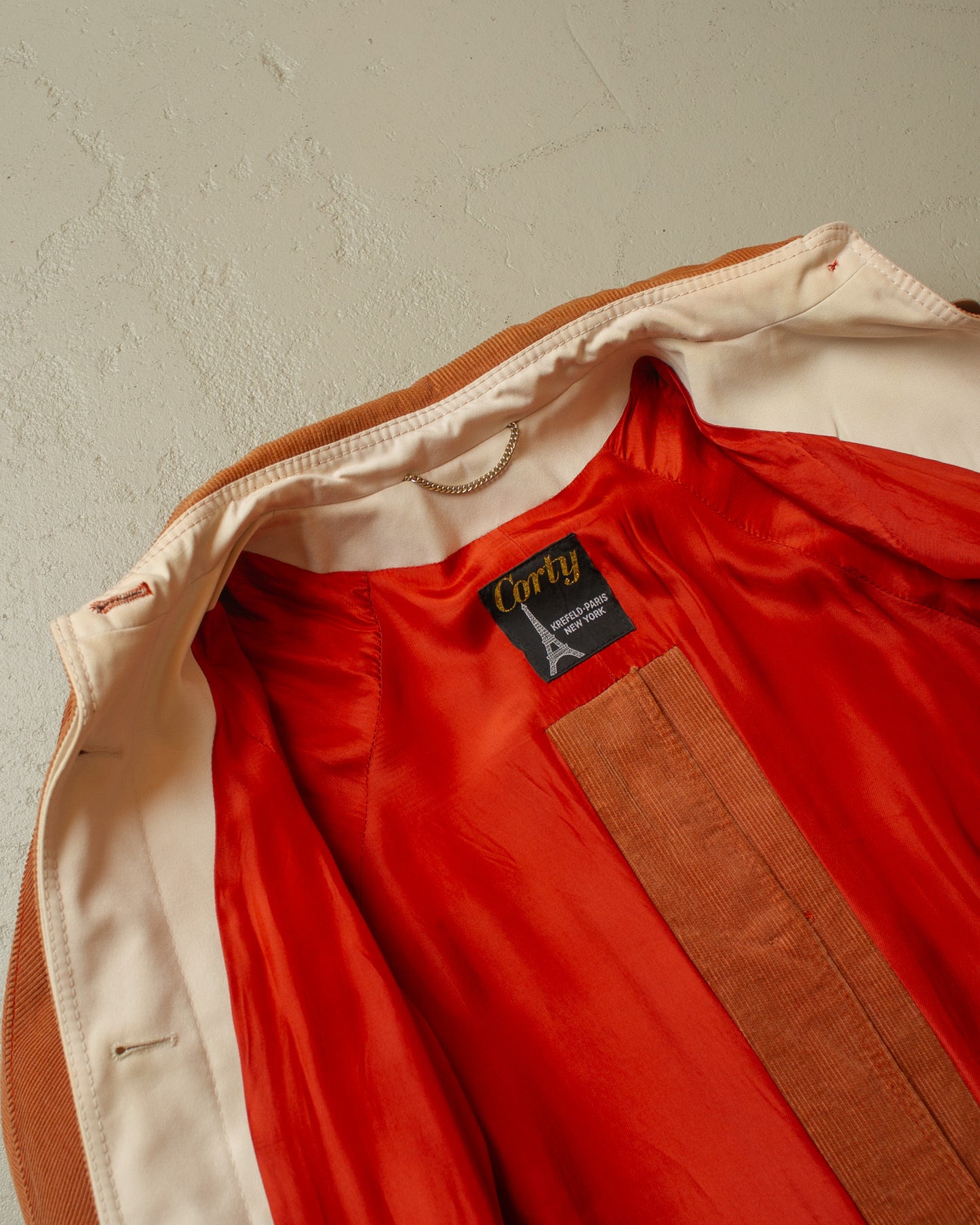 1970s/80s Womens Corty Corduroy Coat - M