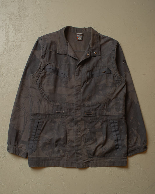 2000s Nike ACG Camo Anorak grey - L