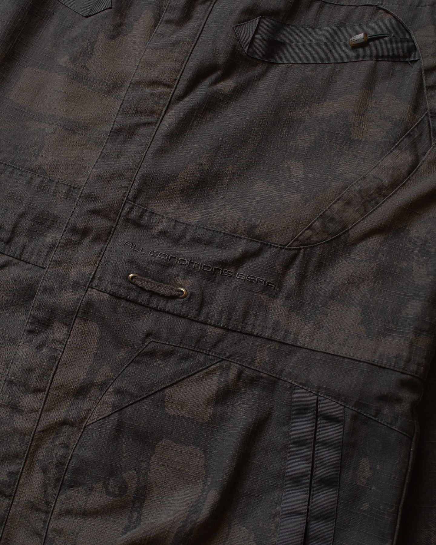 2000s Nike ACG Camo Anorak grey - L