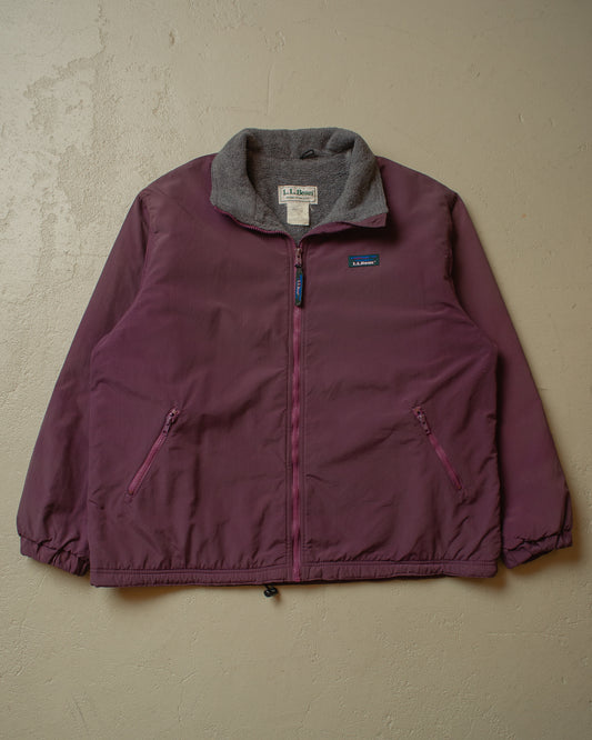 1990s L.L. Bean Warm Up Jacket purple - L/XL