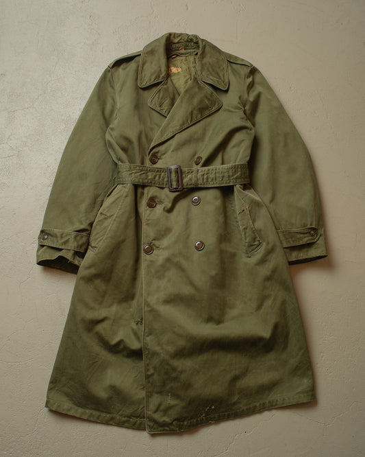 1952 US Army Trenchcoat with Liner green - M/L