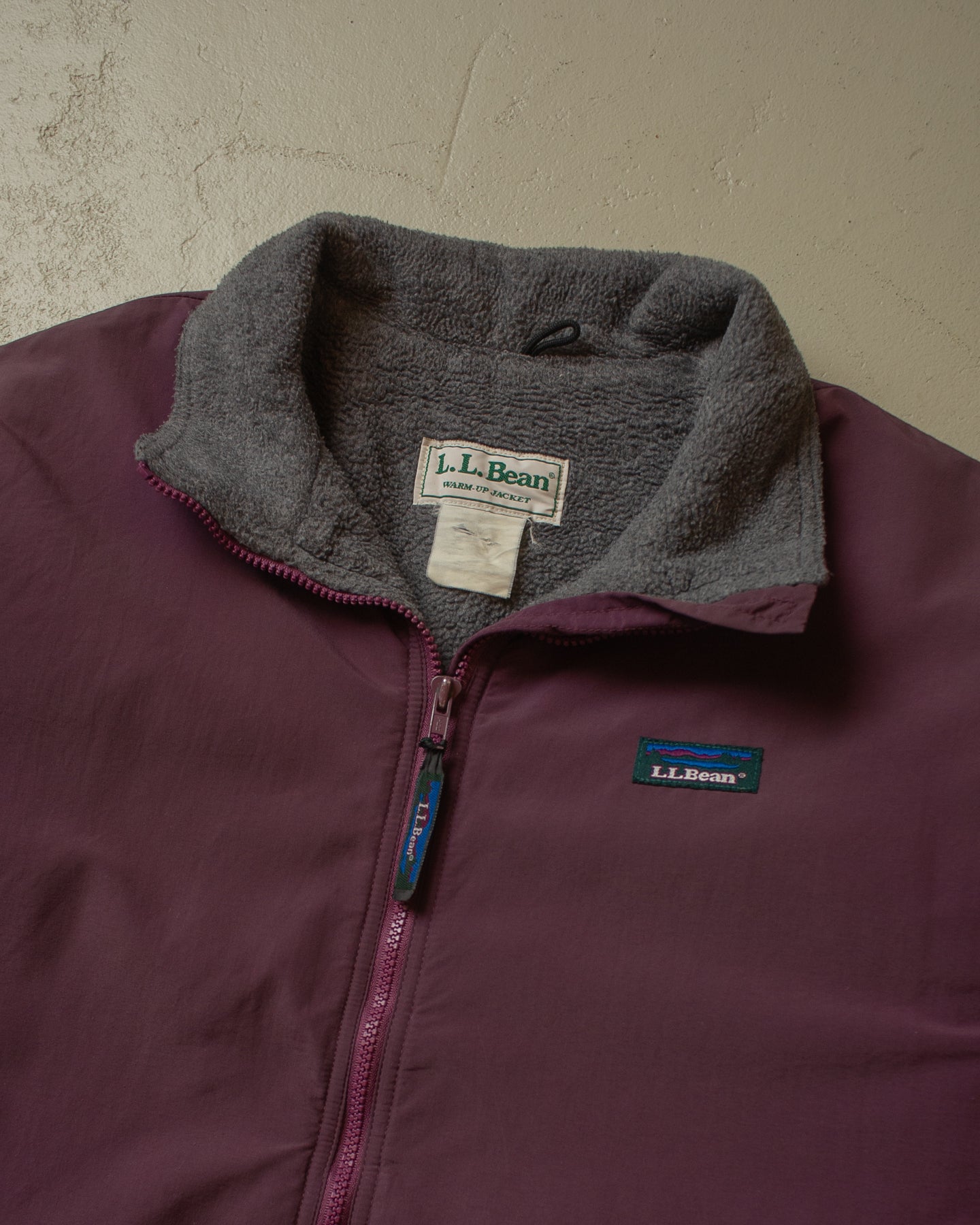 1990s L.L. Bean Warm Up Jacket purple - L/XL