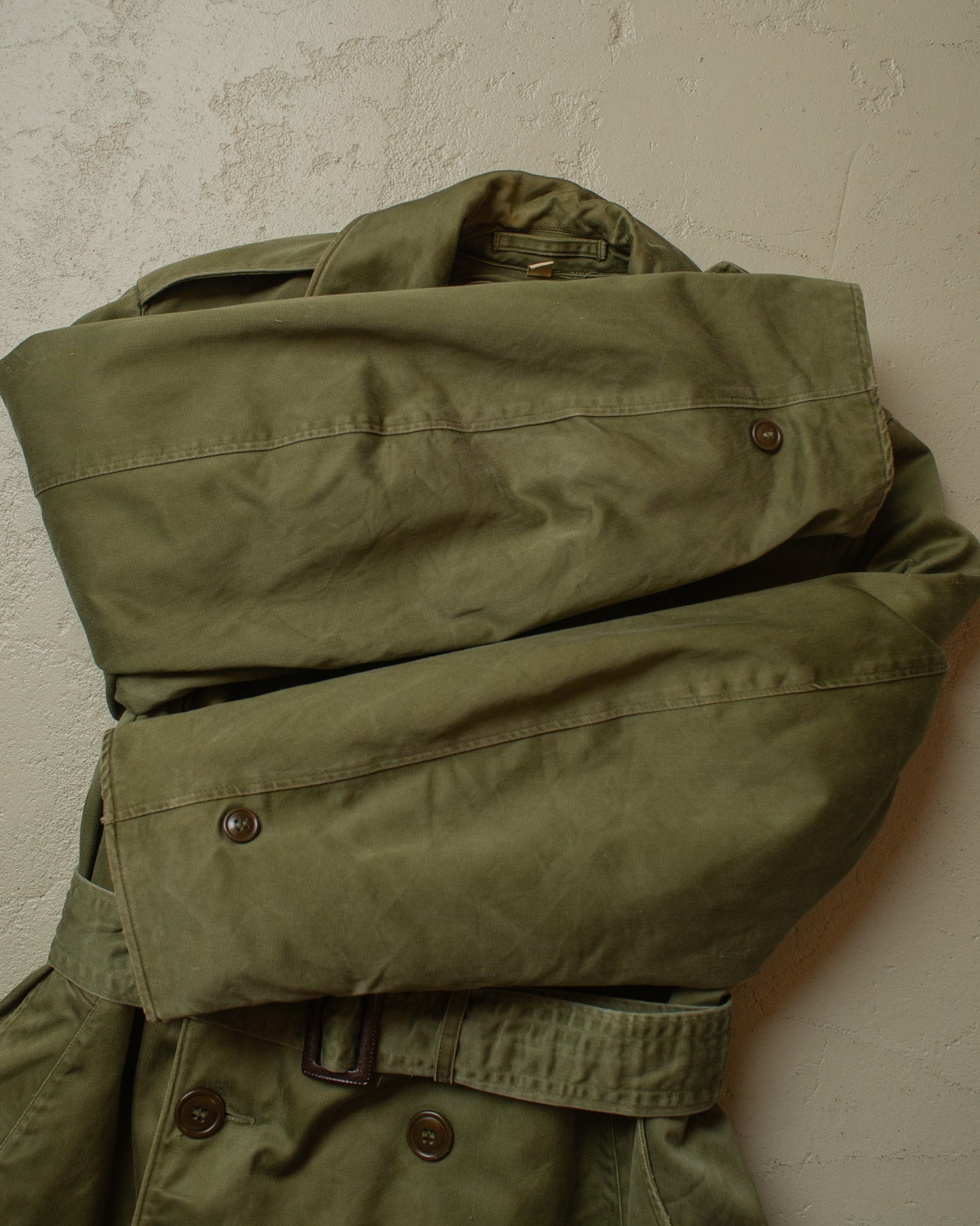 1952 US Army Trenchcoat with Liner green - M/L