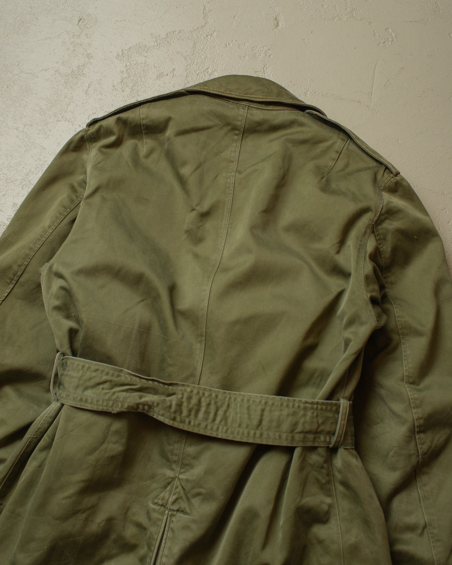 1952 US Army Trenchcoat with Liner green - M/L