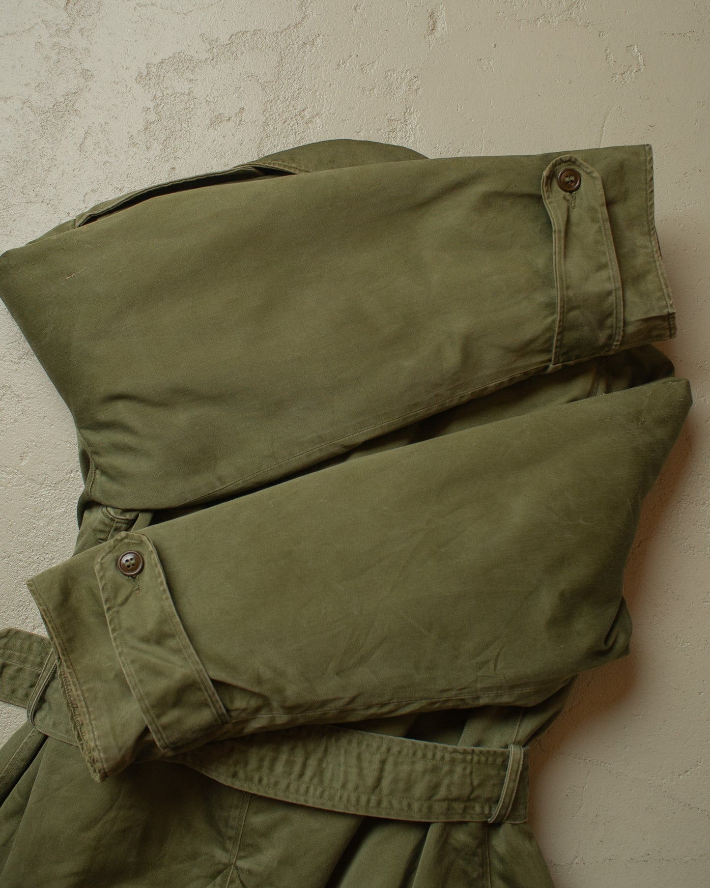 1952 US Army Trenchcoat with Liner green - M/L