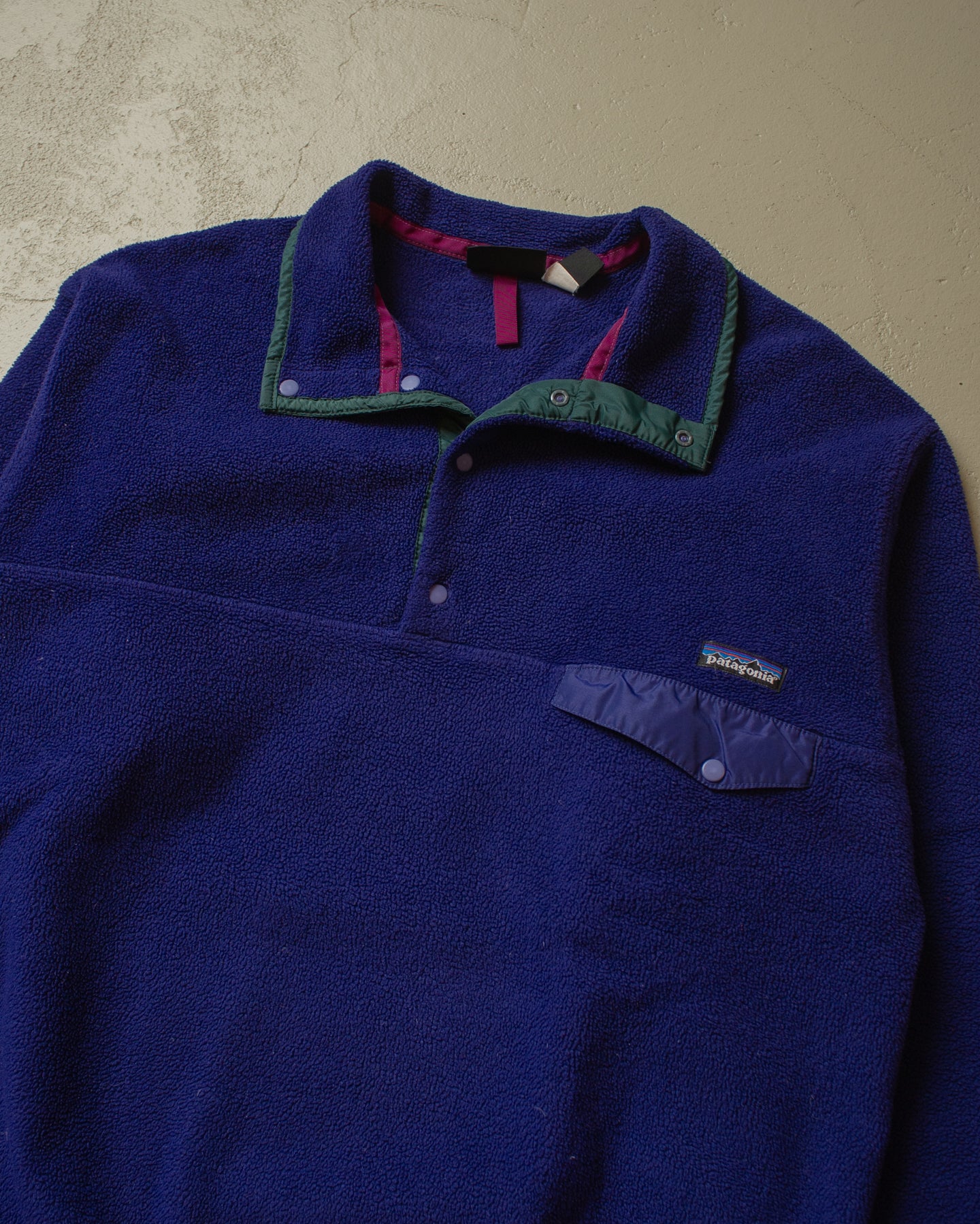 1990s Patagonia Snap-T Fleece purple - XL