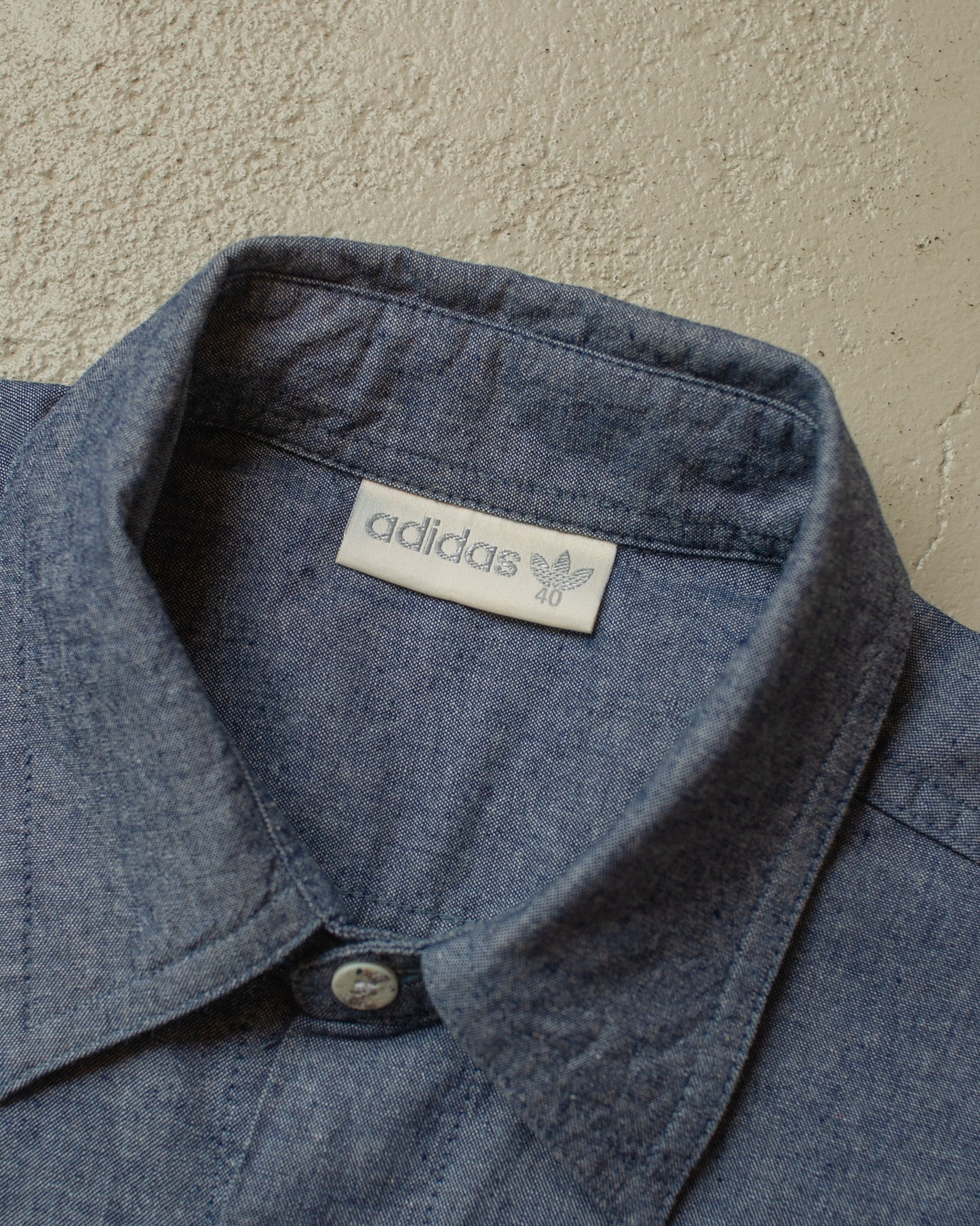 1990s unworn Adidas Embroidered Shirt blue - XL/XXL