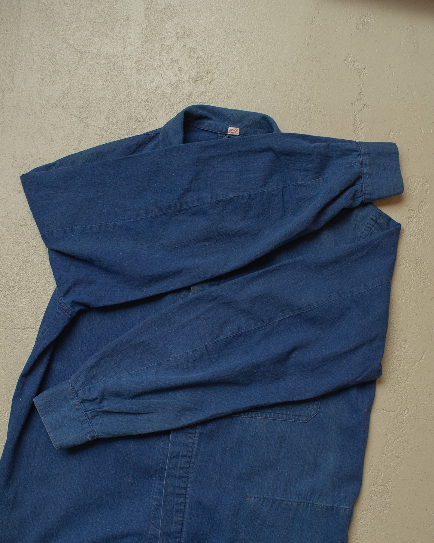 1930s/40s German Luftwaffe Linen Work Coverall blue - M
