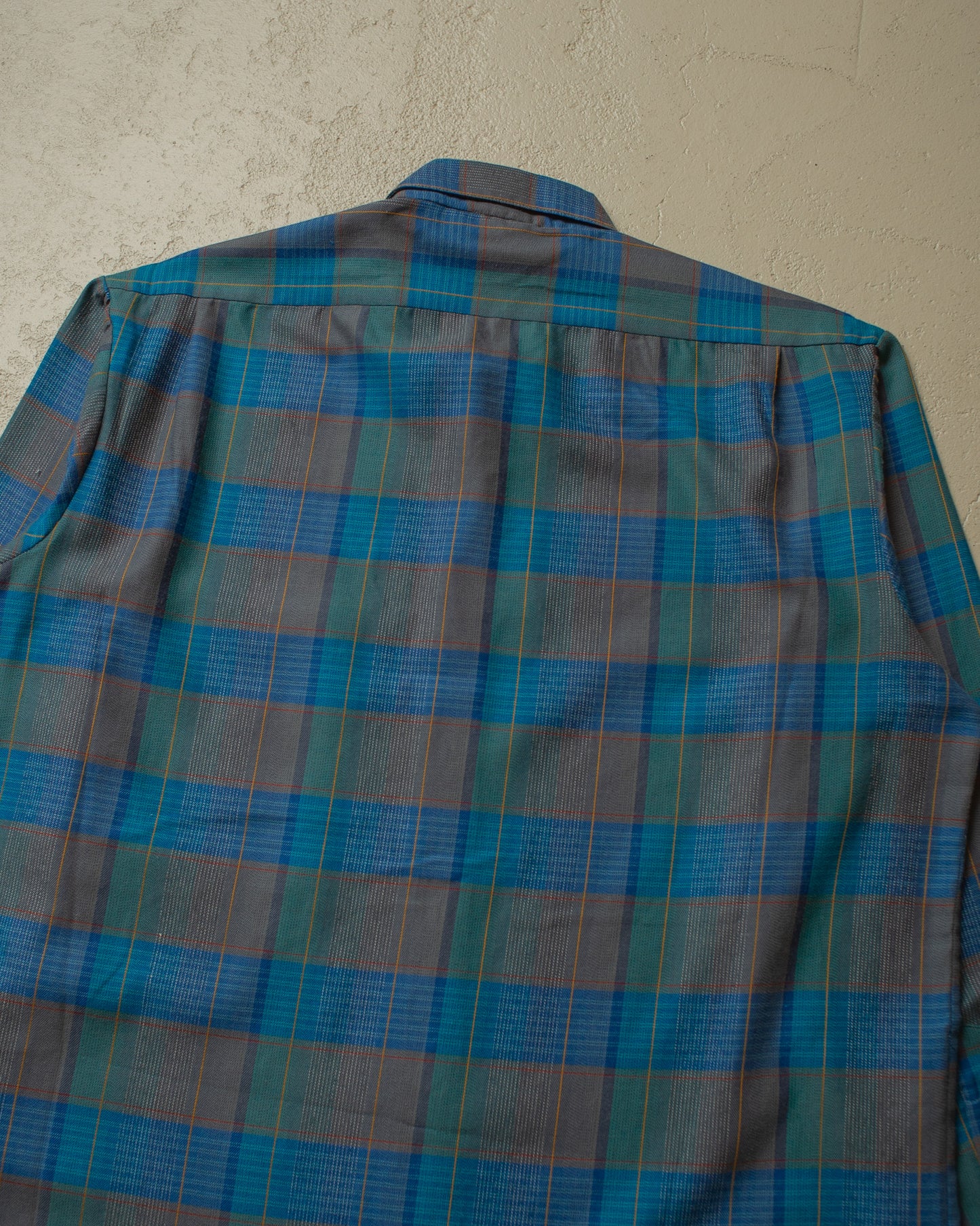 1990s unworn Adidas Outdoor Shirt blue/green - L