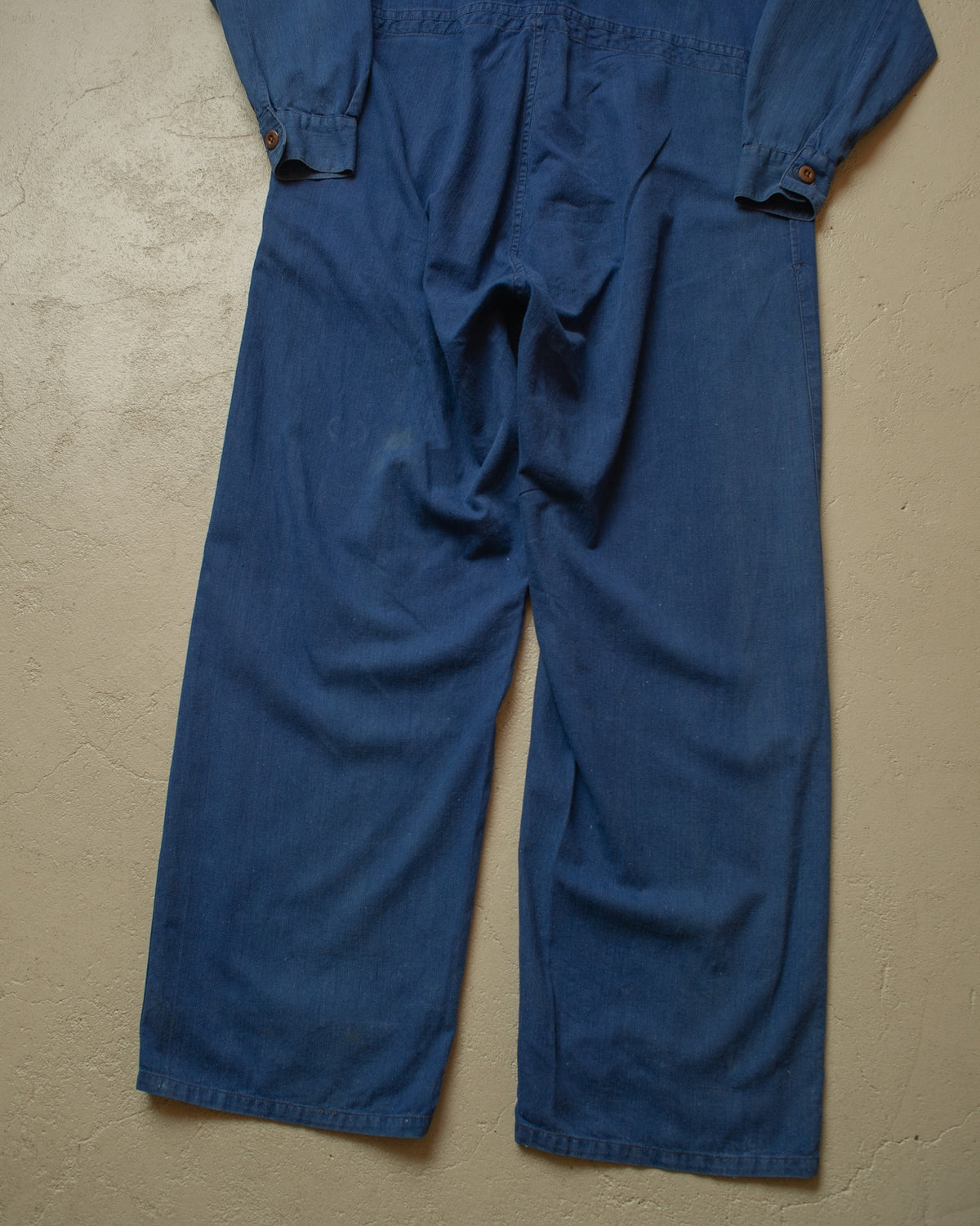 1930s/40s German Luftwaffe Linen Work Coverall blue - M