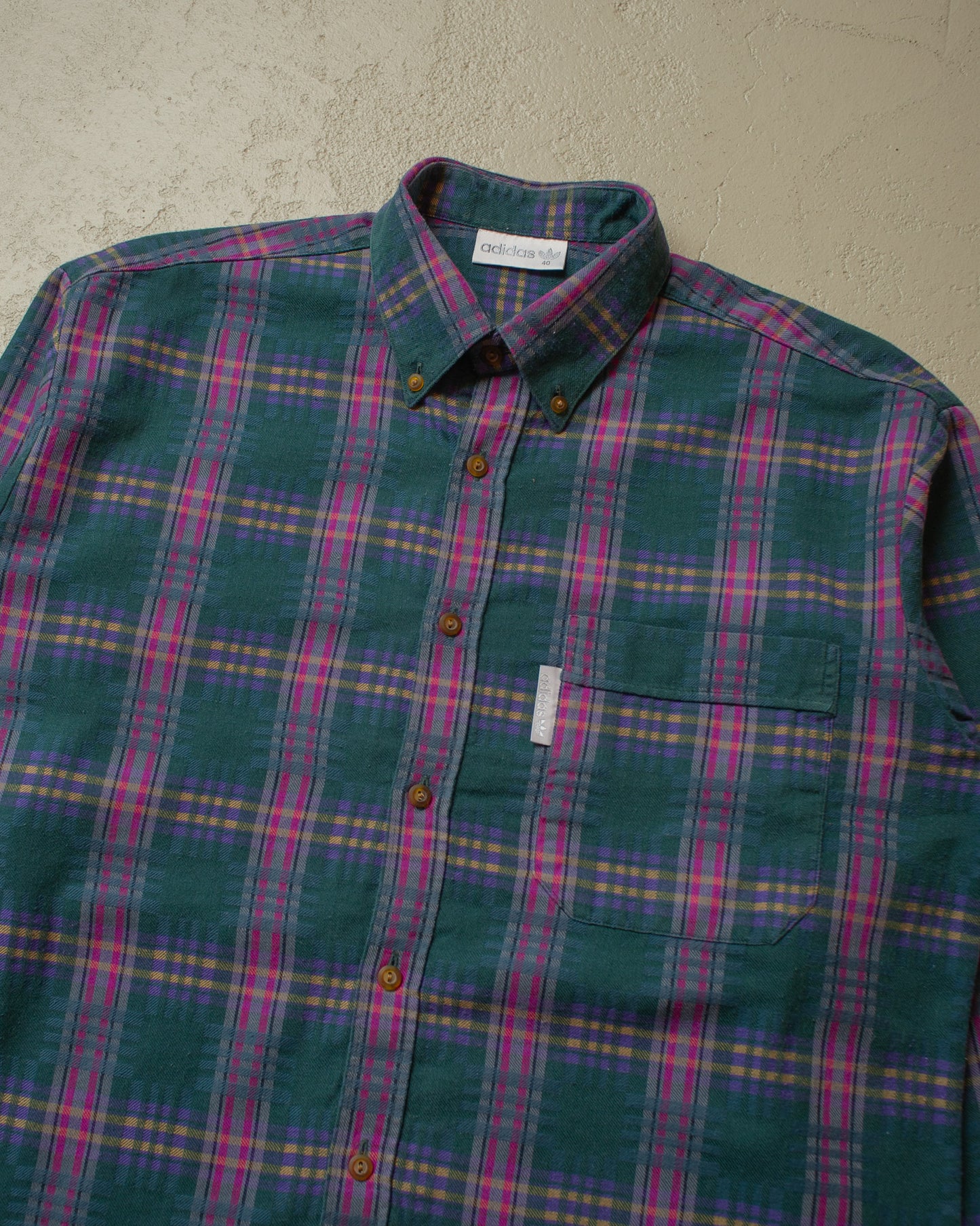 1990s unworn Adidas Outdoor Shirt green - L/XL