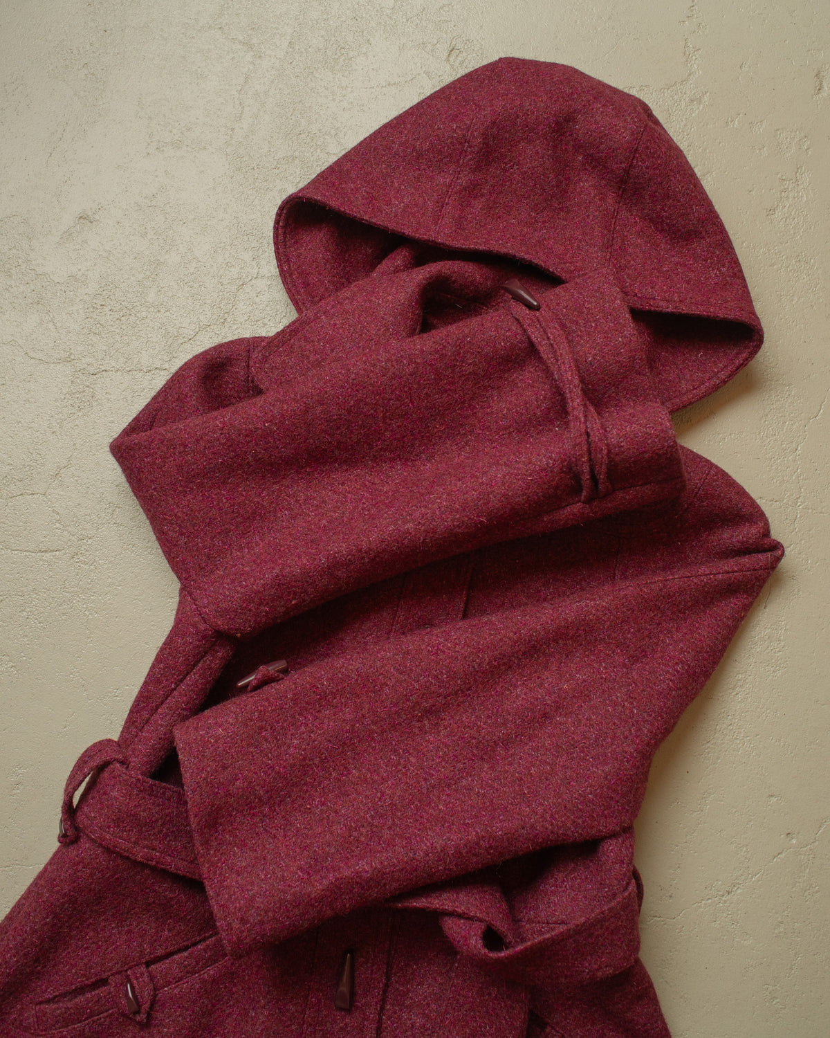 1960s/70s German Womens Hooded Wool Coat - M/L