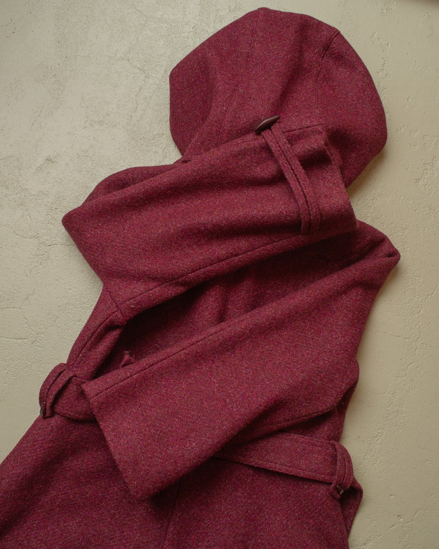 1960s/70s German Womens Hooded Wool Coat - M/L