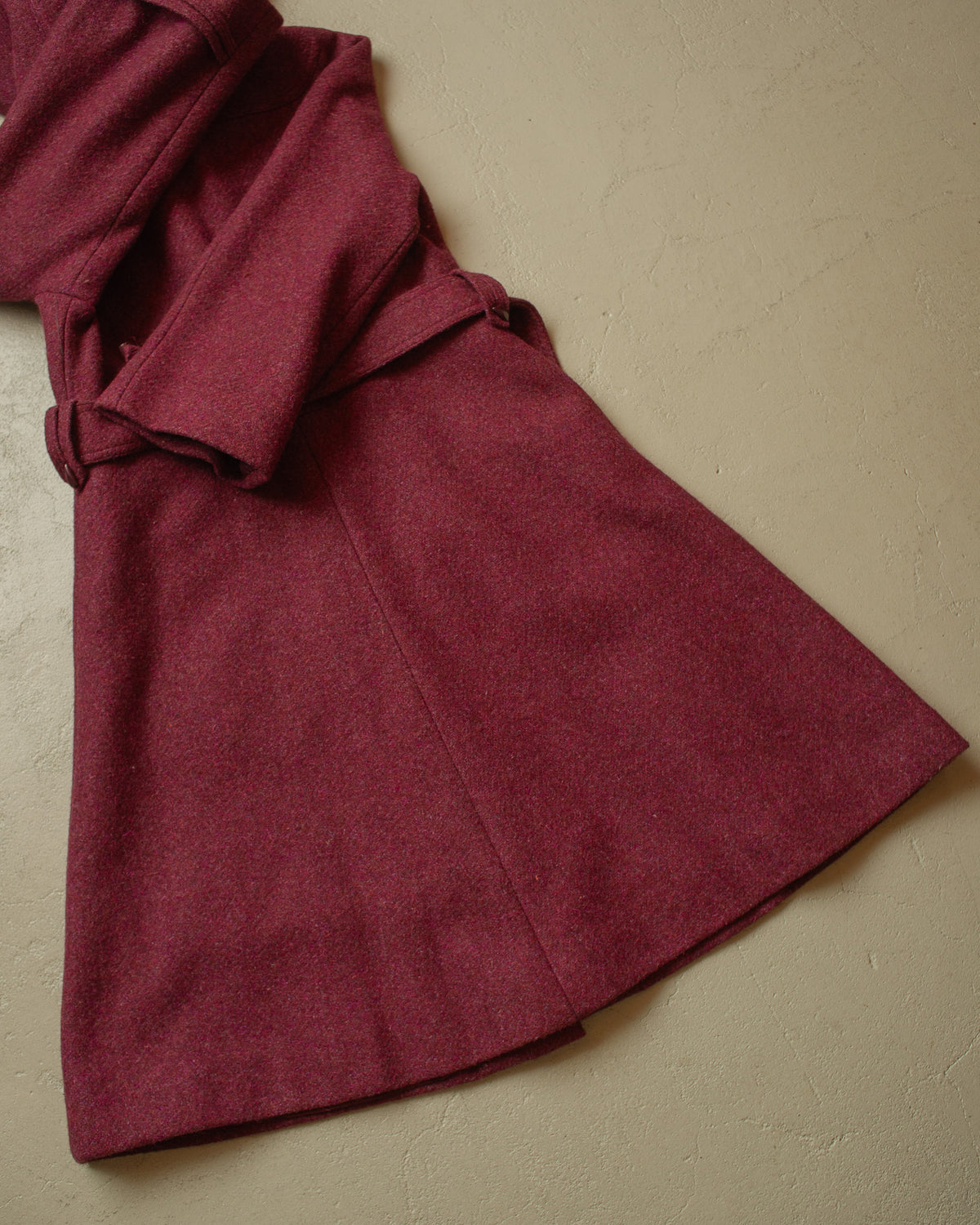 1960s/70s German Womens Hooded Wool Coat - M/L