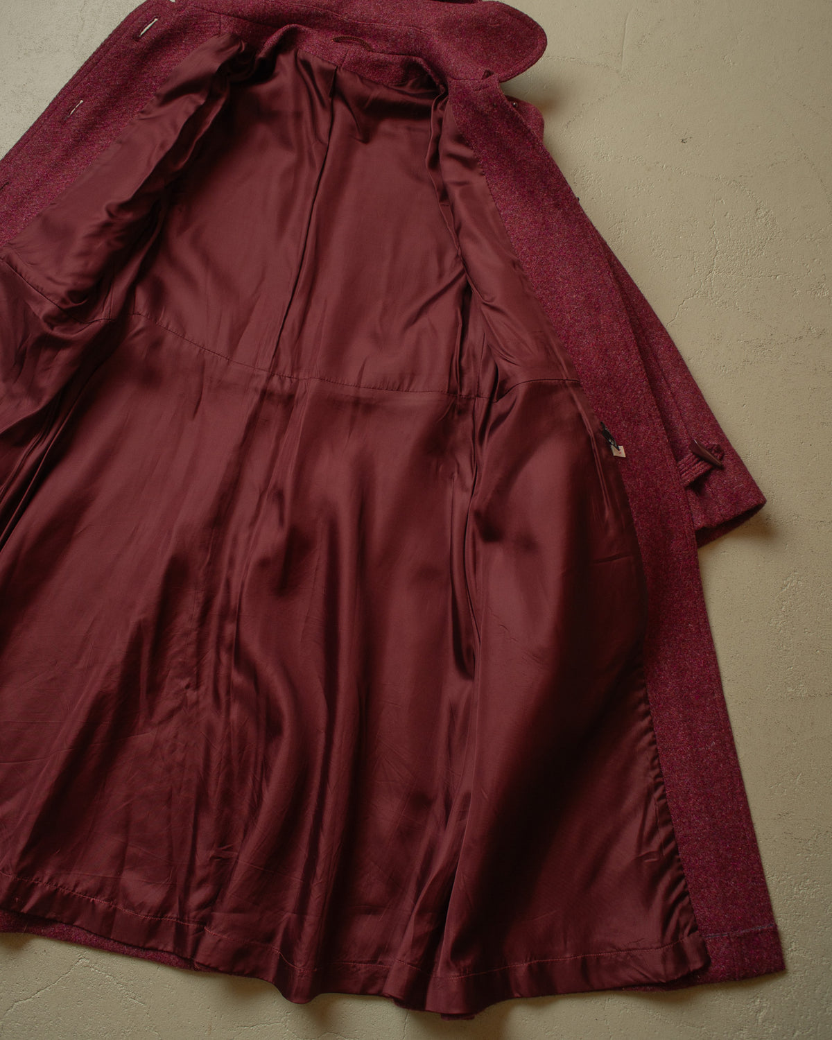 1960s/70s German Womens Hooded Wool Coat - M/L