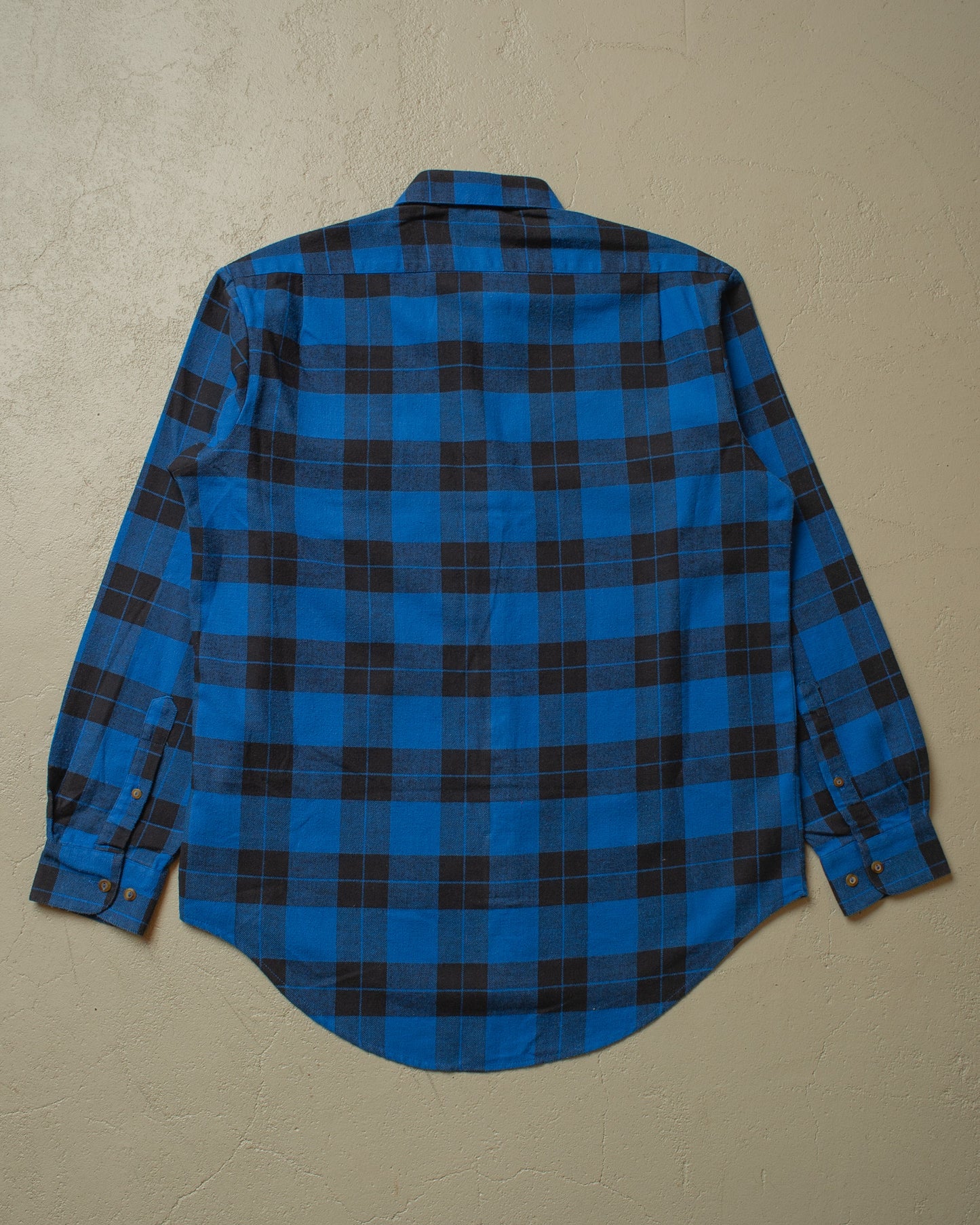 1990s unworn Adidas Outdoor Flannel Shirt blue - L/XL