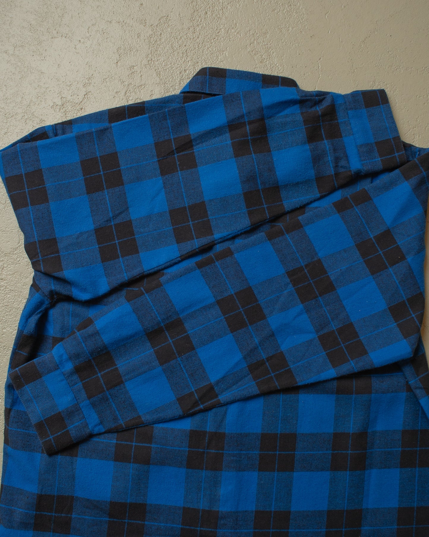 1990s unworn Adidas Outdoor Flannel Shirt blue - L/XL