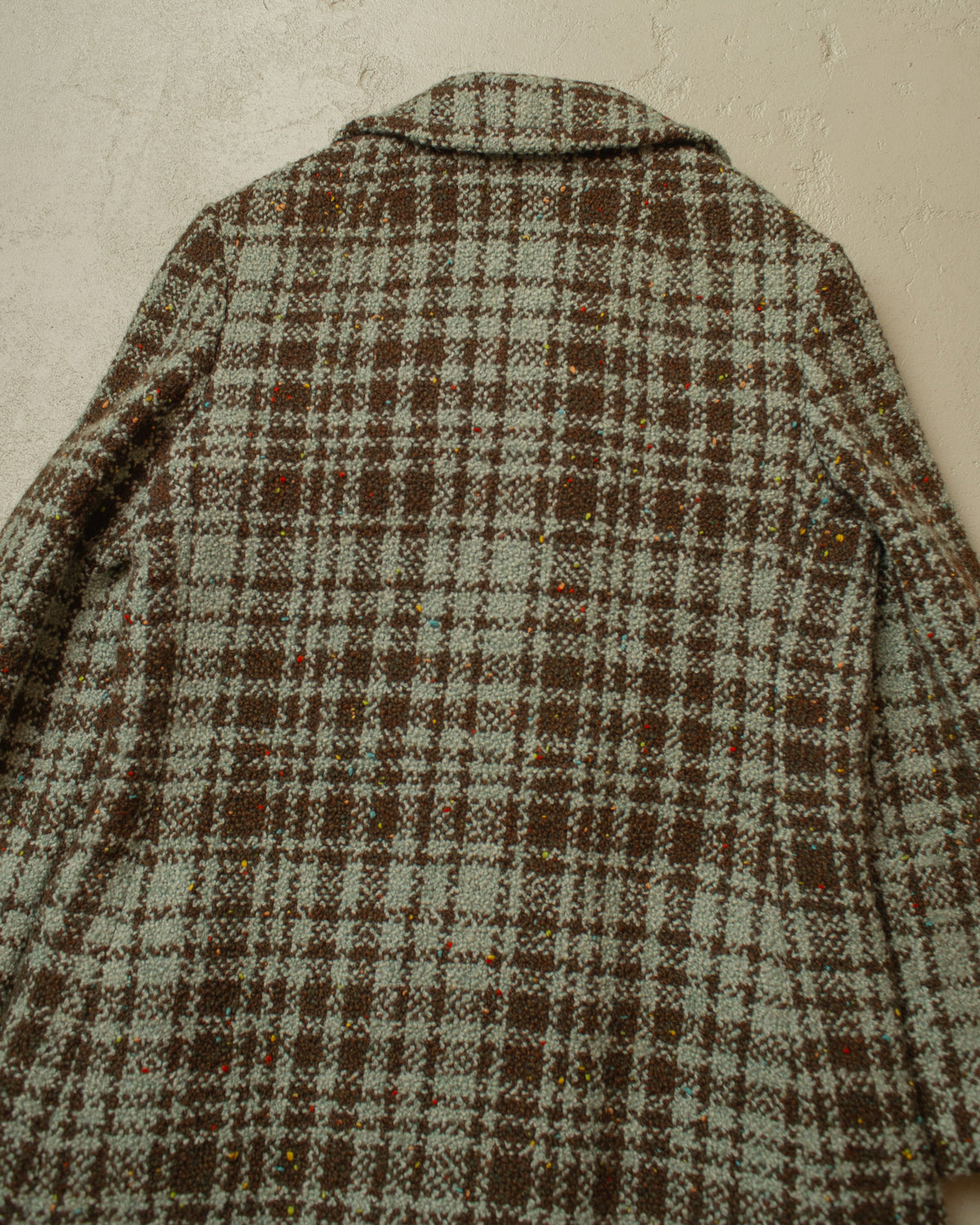 1960s German Womens Double Breasted "Jörissen" Swing Wool Coat - M/L